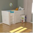 Compact Spacesaver Single Bed With Cupboard Doors